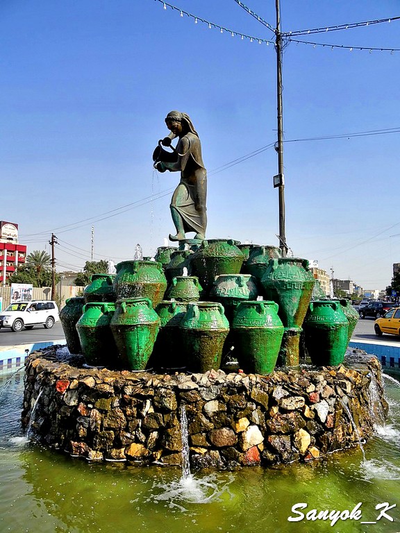 103 Baghdad Kahramana square Ali Baba fountain Багдад Площадь Кахрамана Фонтан Али Баба