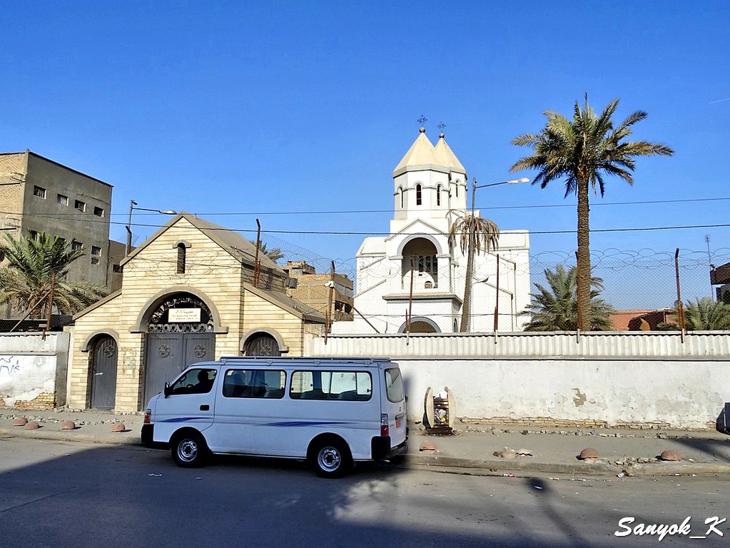900 Baghdad Tayeran square Armenian Church Багдад Площадь Тайран Армянская церковь