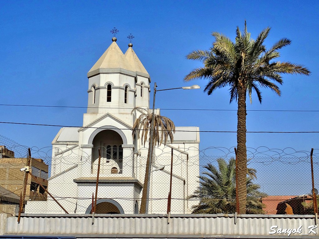 903 Baghdad Tayeran square Armenian Church Багдад Площадь Тайран Армянская церковь