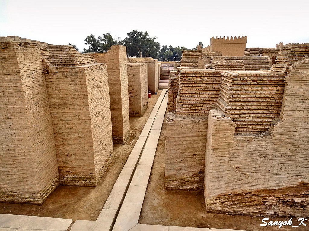 408 Hillah Babylon Ishtar Gate Initial location Хилла Вавилон Ворота Иштар