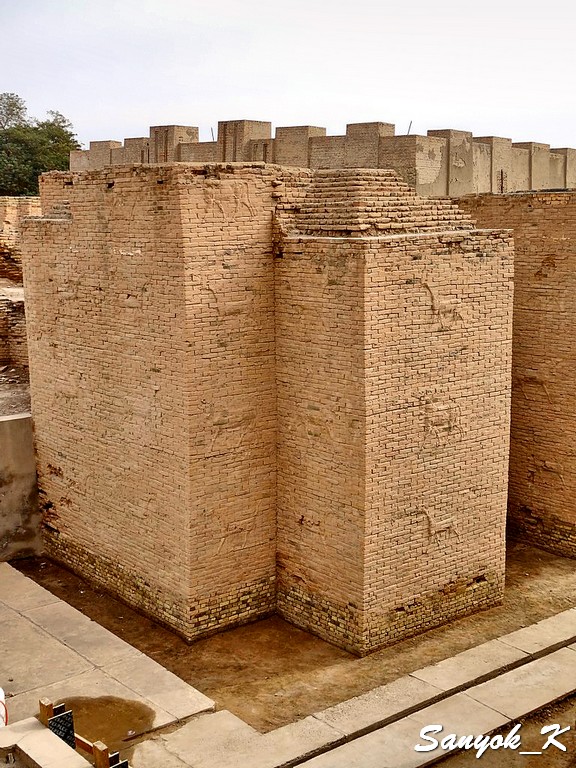 411 Hillah Babylon Ishtar Gate Initial location Хилла Вавилон Ворота Иштар
