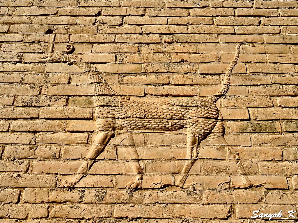 426 Hillah Babylon Ishtar Gate Initial location Хилла Вавилон Ворота Иштар