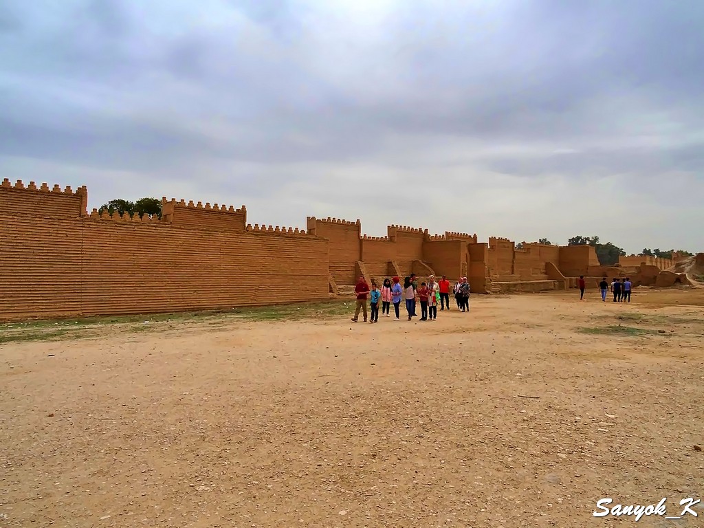 914 Hillah Babylon Ruins of Palace near Lion Хилла Вавилон Руины дворца рядом со львом